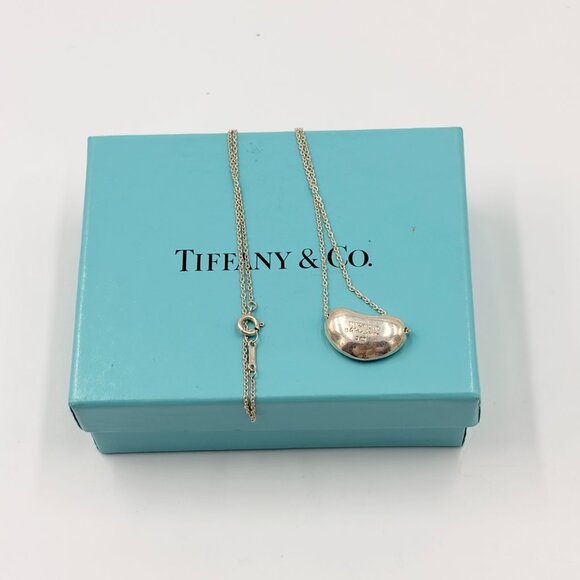 Authentic Tiffany & Co Elsa Peretti Large Bean Necklace - Picture 7 of 8
